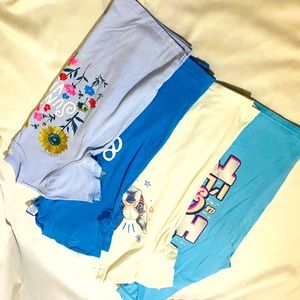 Lot of 4: Girls t-shirts